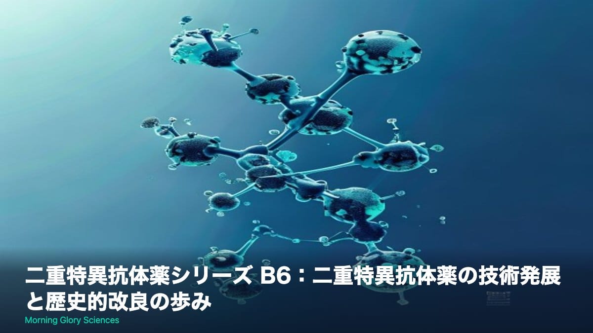 二重特異抗体薬シリーズ B6:二重特異抗体薬の技術発展と歴史的改良の歩み